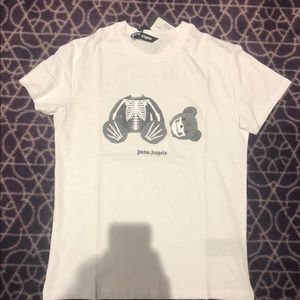 Brand new Palm Angels white tee shirt.